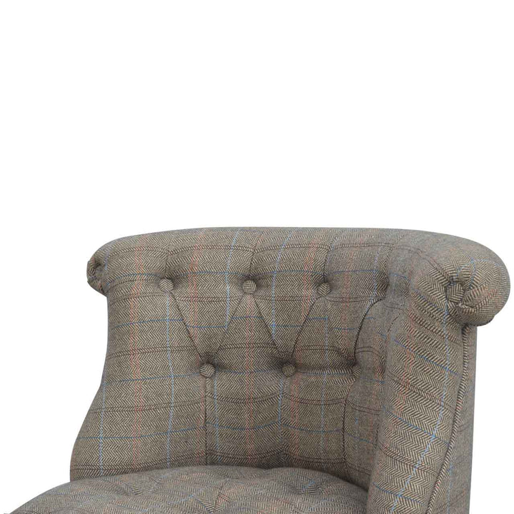 Small Multi Tweed Accent Chair - Smiddy Furniture