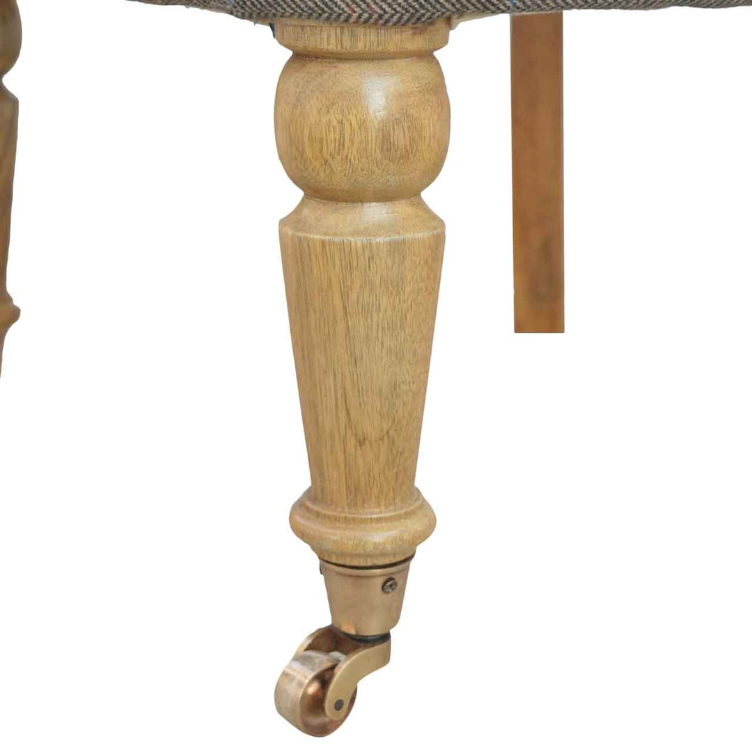 Small Multi Tweed Accent Chair - Smiddy Furniture