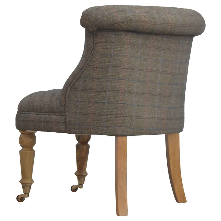 Small Multi Tweed Accent Chair - Smiddy Furniture