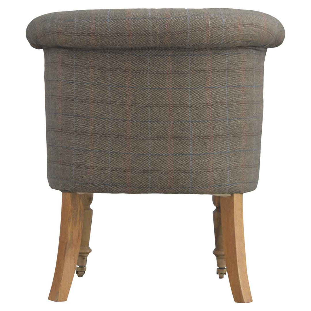 Small Multi Tweed Accent Chair - Smiddy Furniture