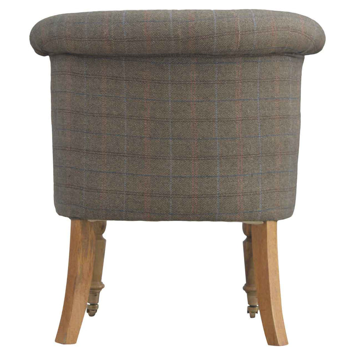 Small Multi Tweed Accent Chair - Smiddy Furniture