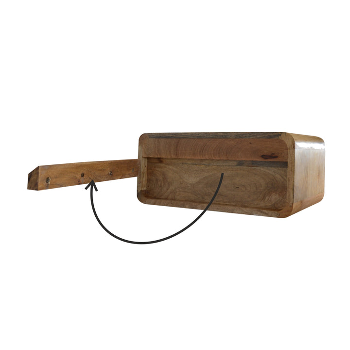 Wall Mounted Open Bedside - Smiddy Furniture