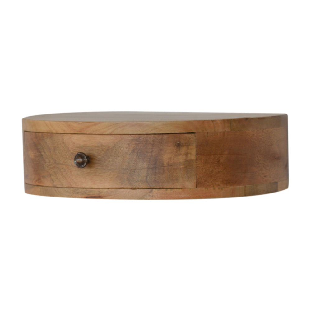 Wall Mounted Rounded Bedside - Smiddy Furniture