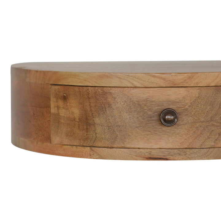 Wall Mounted Rounded Bedside - Smiddy Furniture