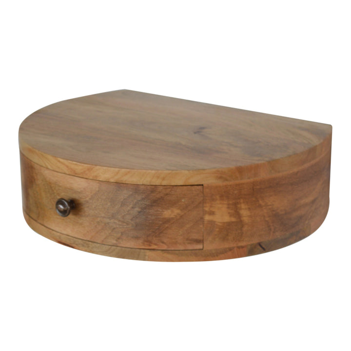 Wall Mounted Rounded Bedside - Smiddy Furniture