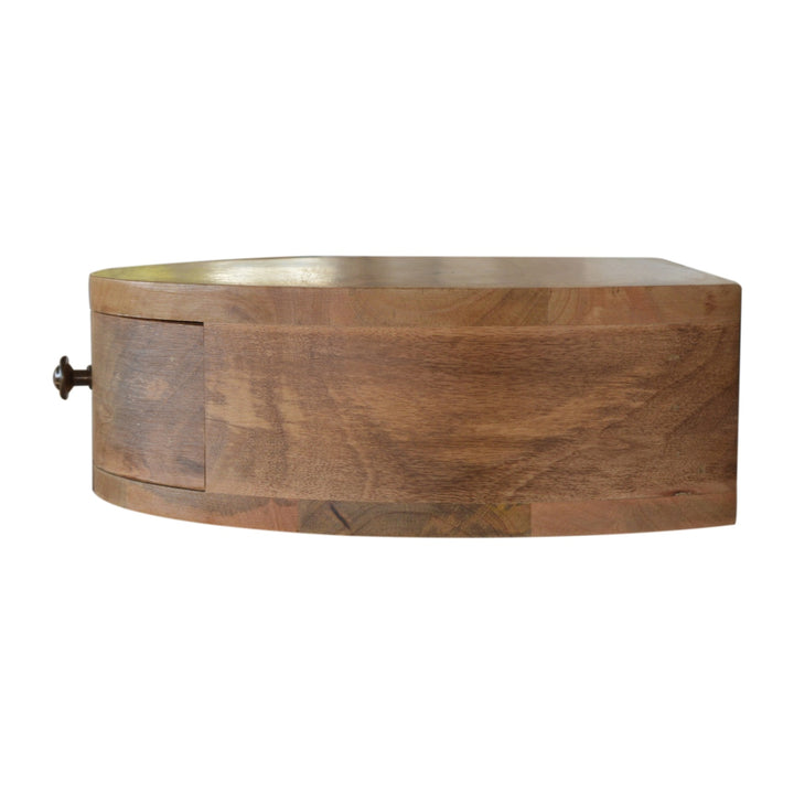 Wall Mounted Rounded Bedside - Smiddy Furniture