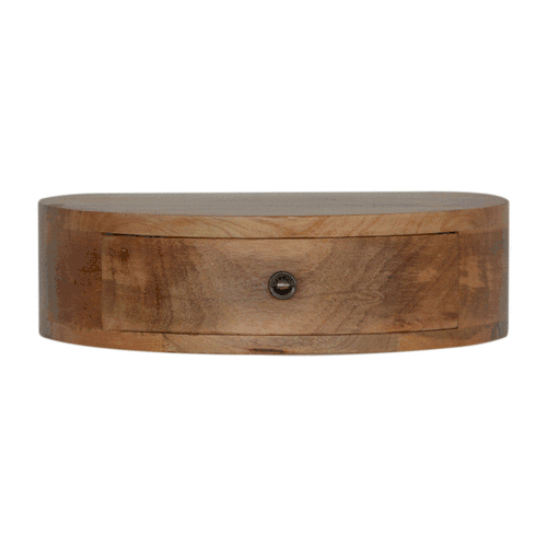 Wall Mounted Rounded Bedside - Smiddy Furniture