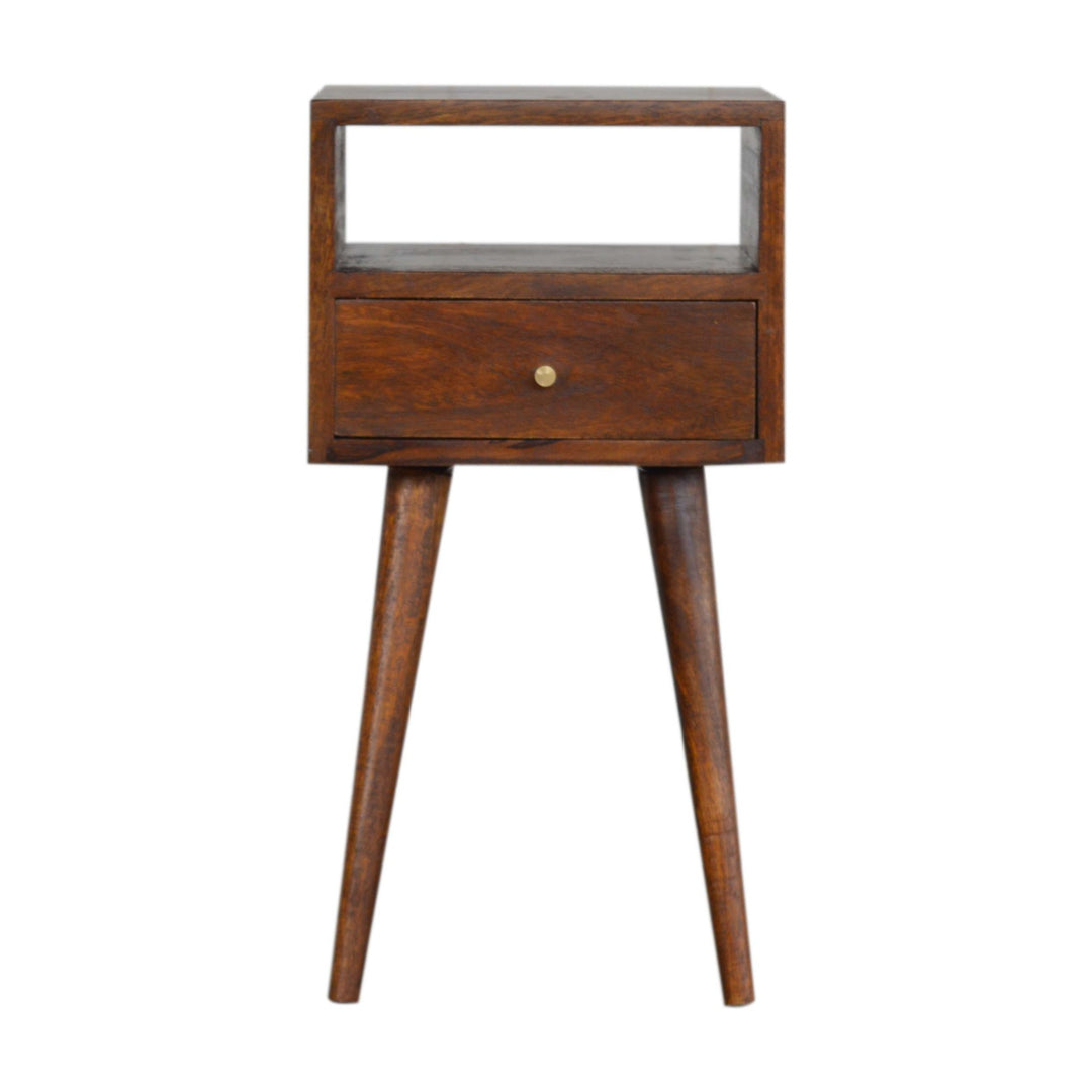 Mini Chestnut Bedside-Smiddy Furniture