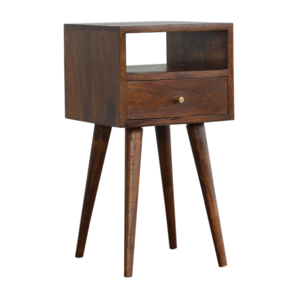 Mini Chestnut Bedside-Smiddy Furniture