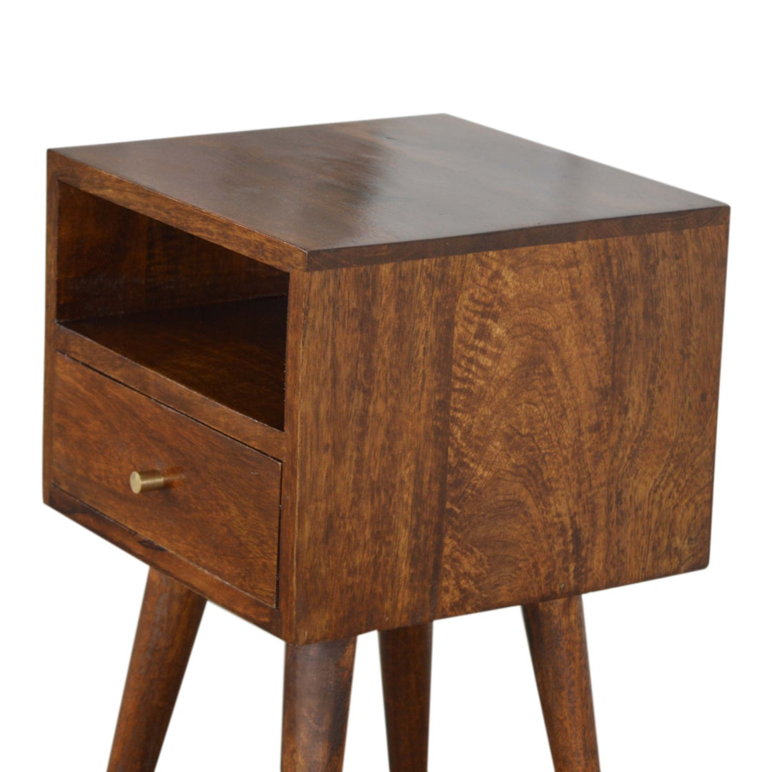 Mini Chestnut Bedside-Smiddy Furniture
