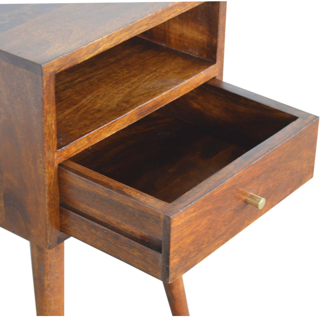 Mini Chestnut Bedside-Smiddy Furniture