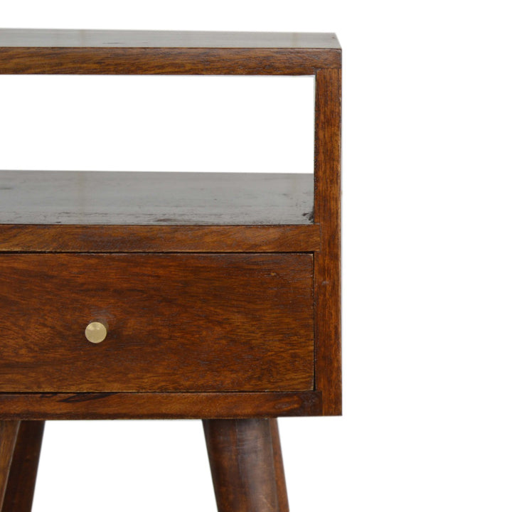 Mini Chestnut Bedside-Smiddy Furniture