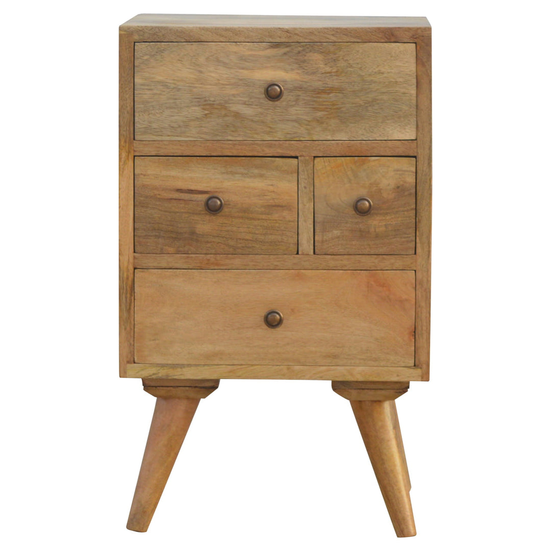 Nordic Style 4 Drawer Multi Bedside-Smiddy Furniture