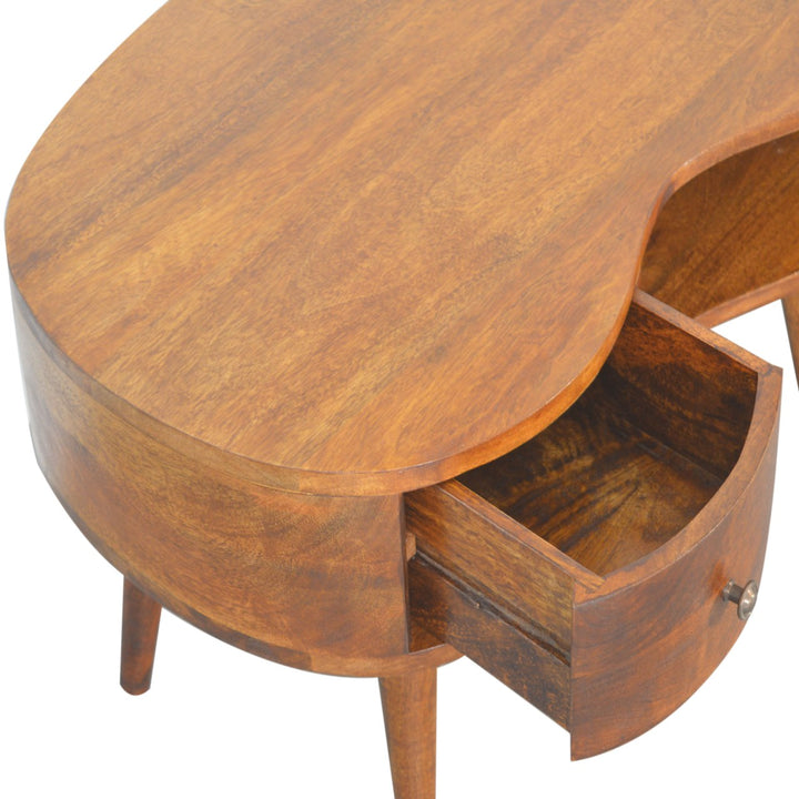 Chestnut Wave Coffee Table-Smiddy Furniture