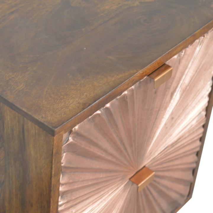 Manila Copper Bedside-Smiddy Furniture
