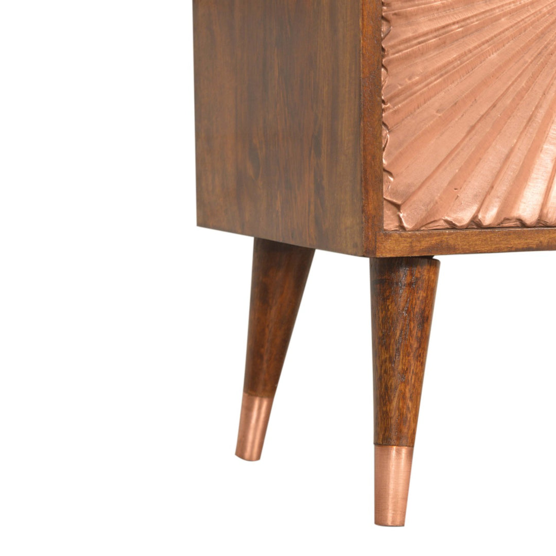 Manila Copper Bedside-Smiddy Furniture