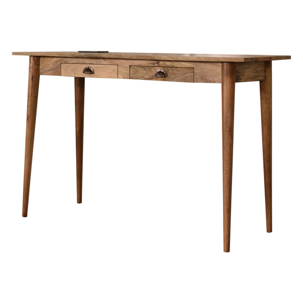 2 Drawer Cable Writing Desk - Smiddy Furniture