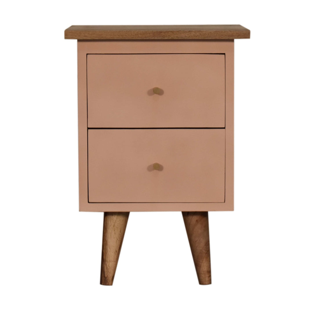 Blush Pink Hand Painted Bedside - Smiddy Furniture