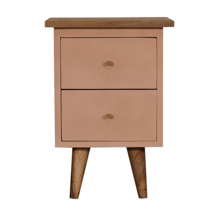 Blush Pink Hand Painted Bedside - Smiddy Furniture