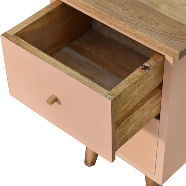 Blush Pink Hand Painted Bedside - Smiddy Furniture