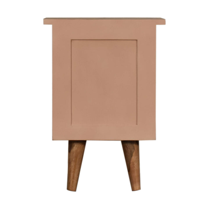 Blush Pink Hand Painted Bedside - Smiddy Furniture