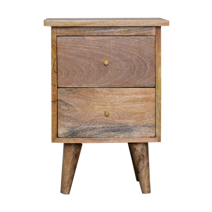 Oak-ish Bedside-Smiddy Furniture