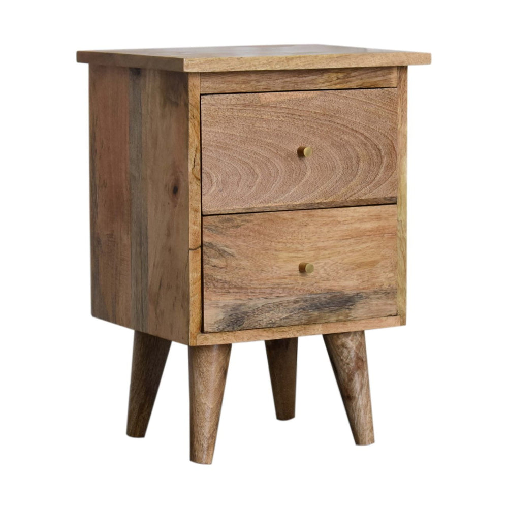 Oak-ish Bedside-Smiddy Furniture