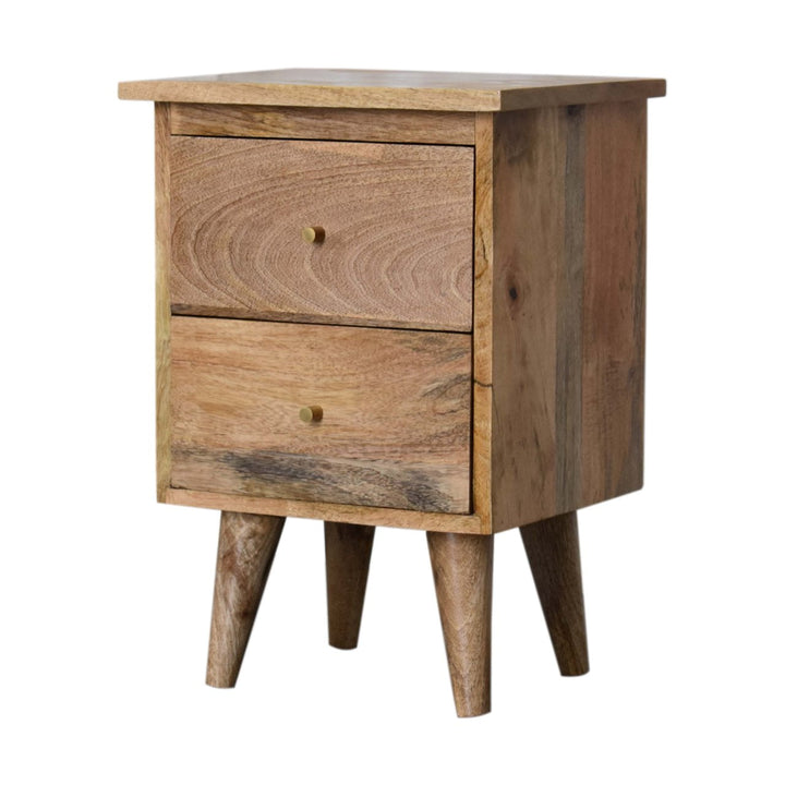 Oak-ish Bedside-Smiddy Furniture