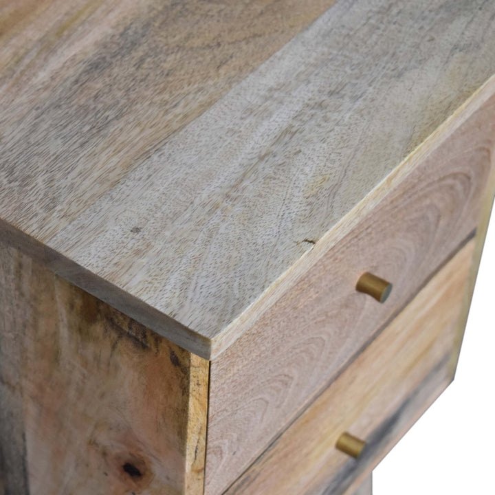 Oak-ish Bedside-Smiddy Furniture