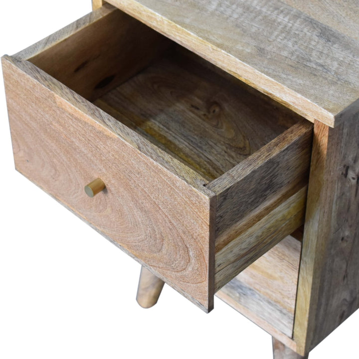 Oak-ish Bedside-Smiddy Furniture