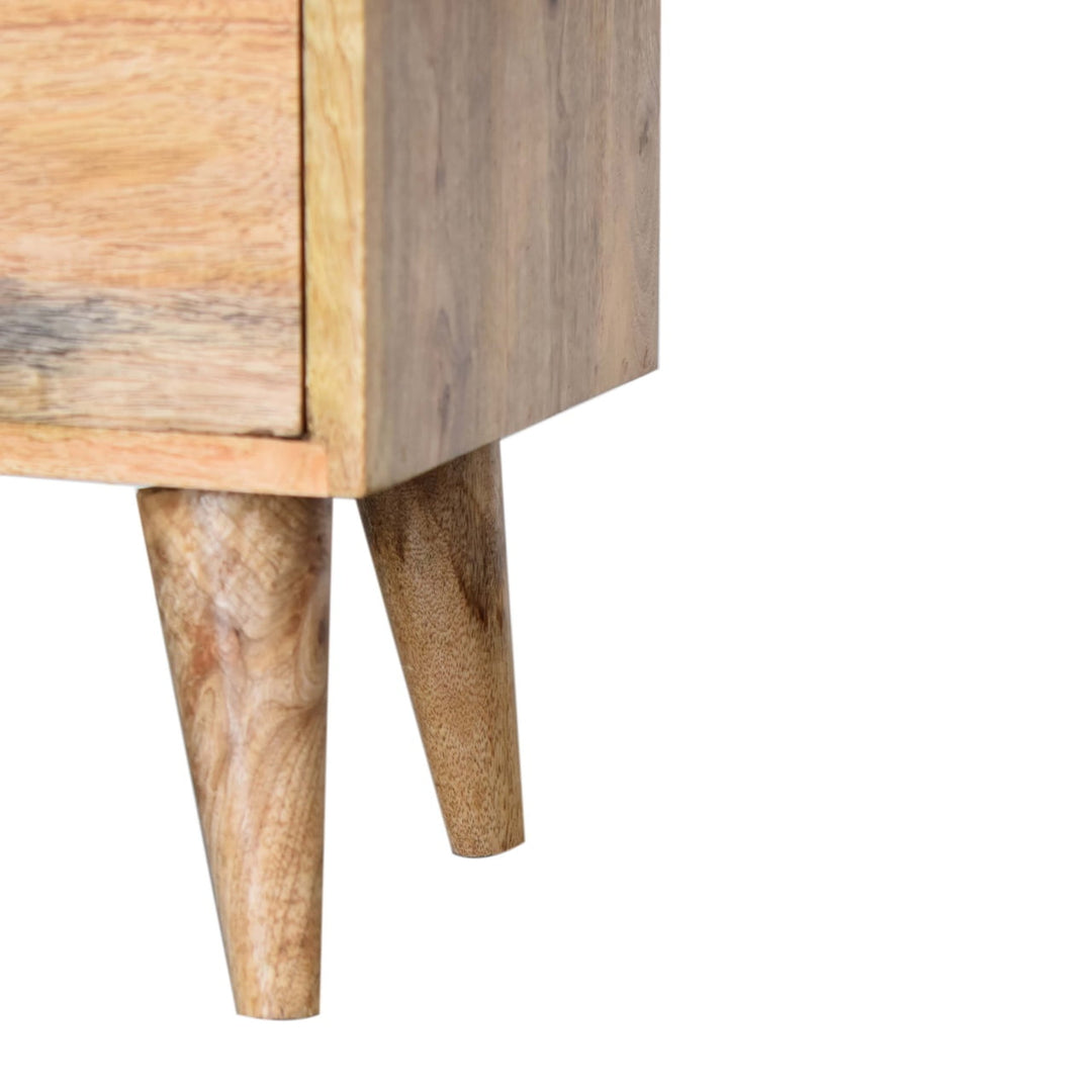 Oak-ish Bedside-Smiddy Furniture