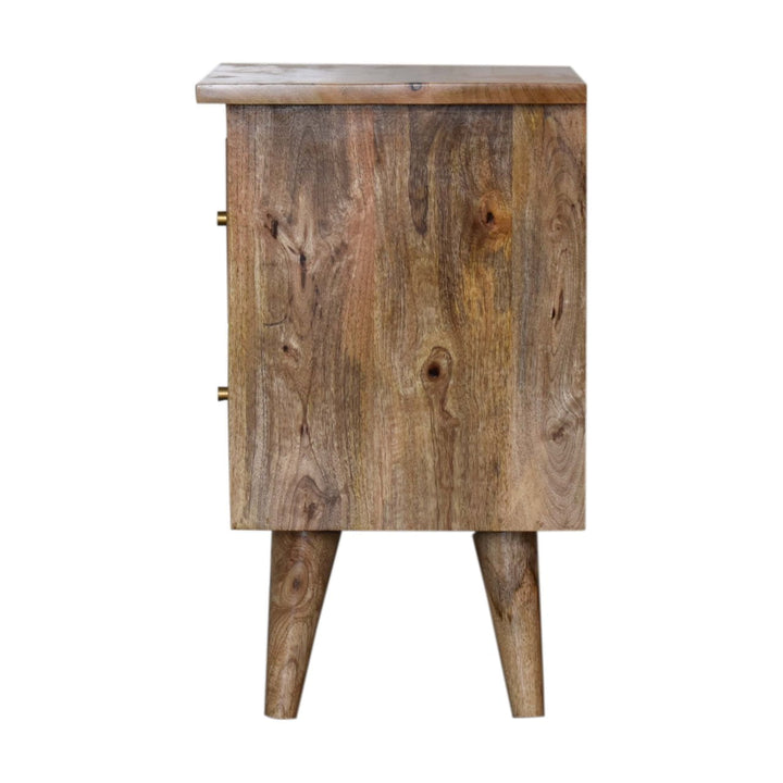 Oak-ish Bedside-Smiddy Furniture