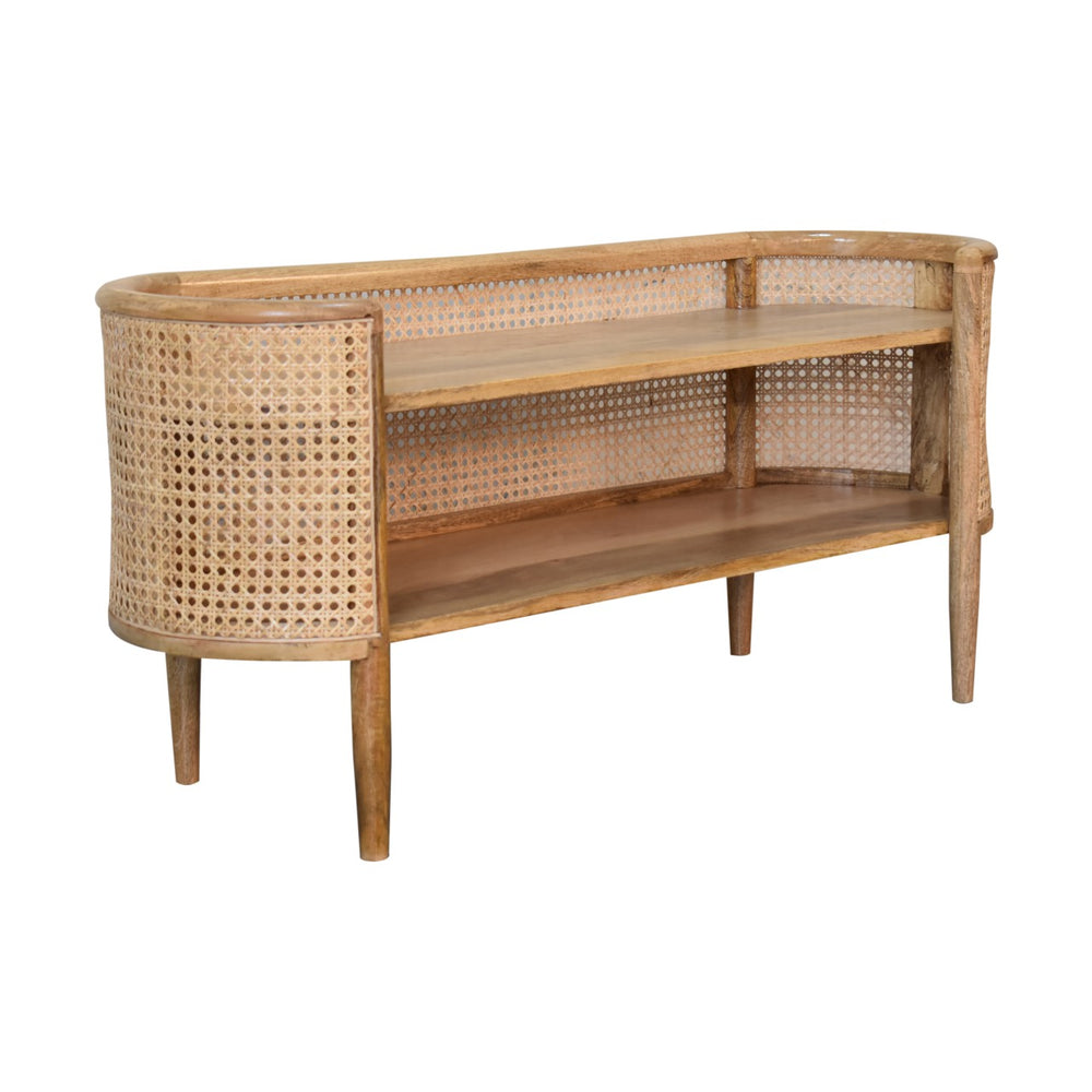 Larissa Curved Shelving Unit-Smiddy Furniture