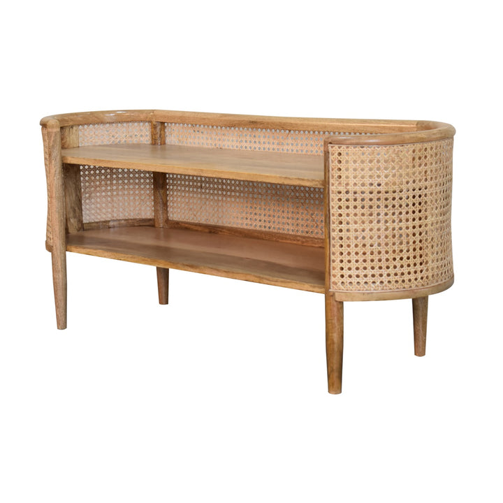 Larissa Curved Shelving Unit-Smiddy Furniture