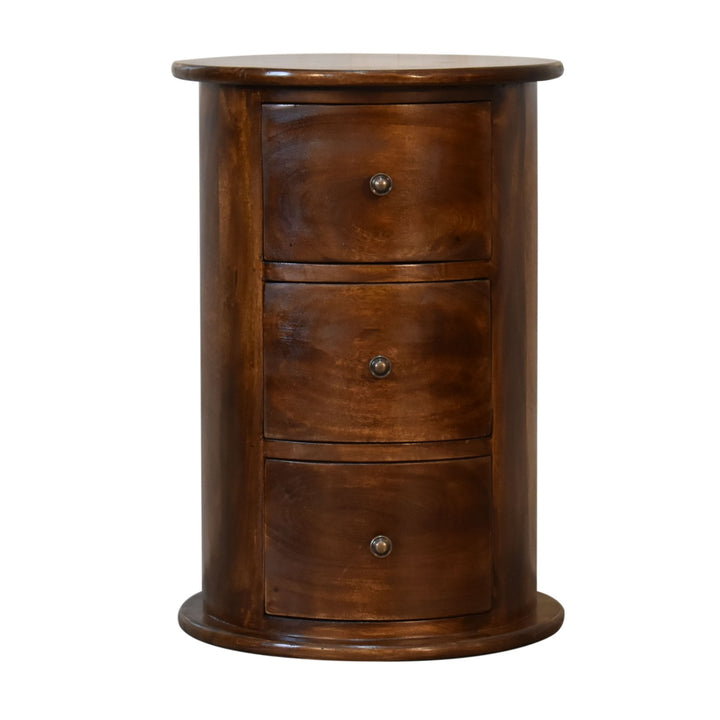 3 Drawer Chestnut Drum - Smiddy Furniture