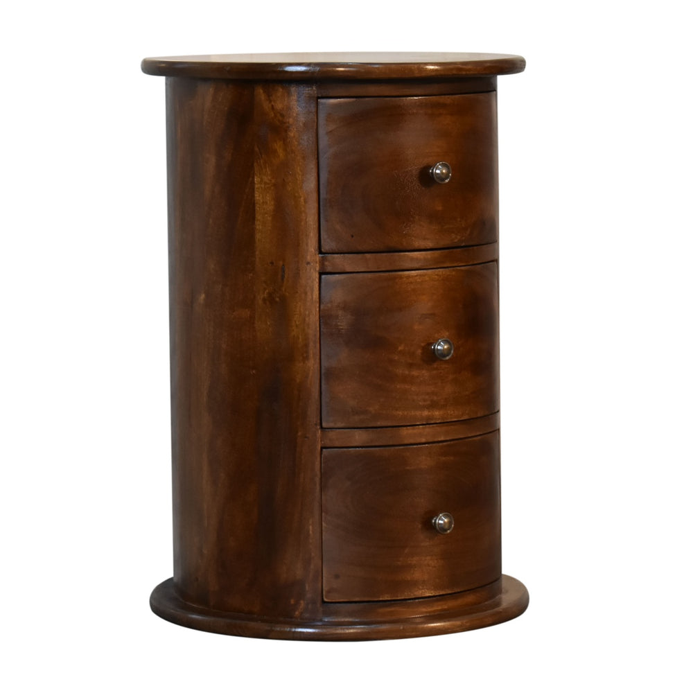 3 Drawer Chestnut Drum - Smiddy Furniture