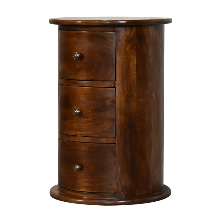 3 Drawer Chestnut Drum - Smiddy Furniture