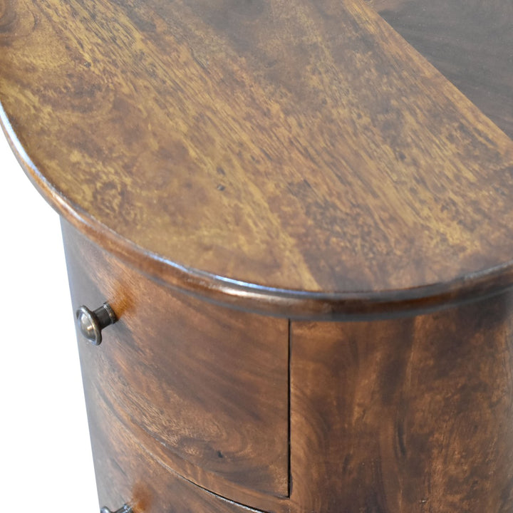 3 Drawer Chestnut Drum - Smiddy Furniture