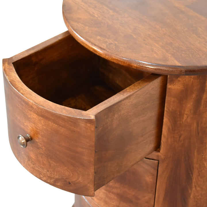 3 Drawer Chestnut Drum - Smiddy Furniture