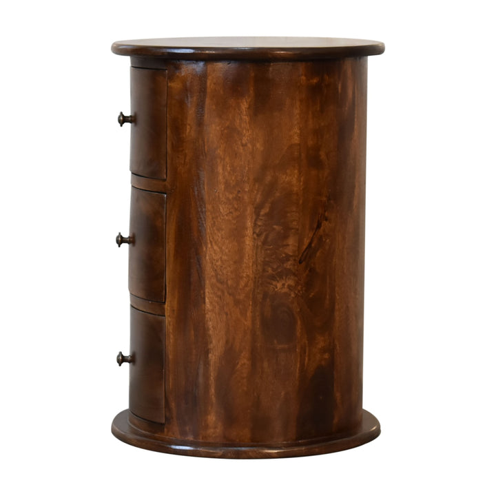 3 Drawer Chestnut Drum - Smiddy Furniture