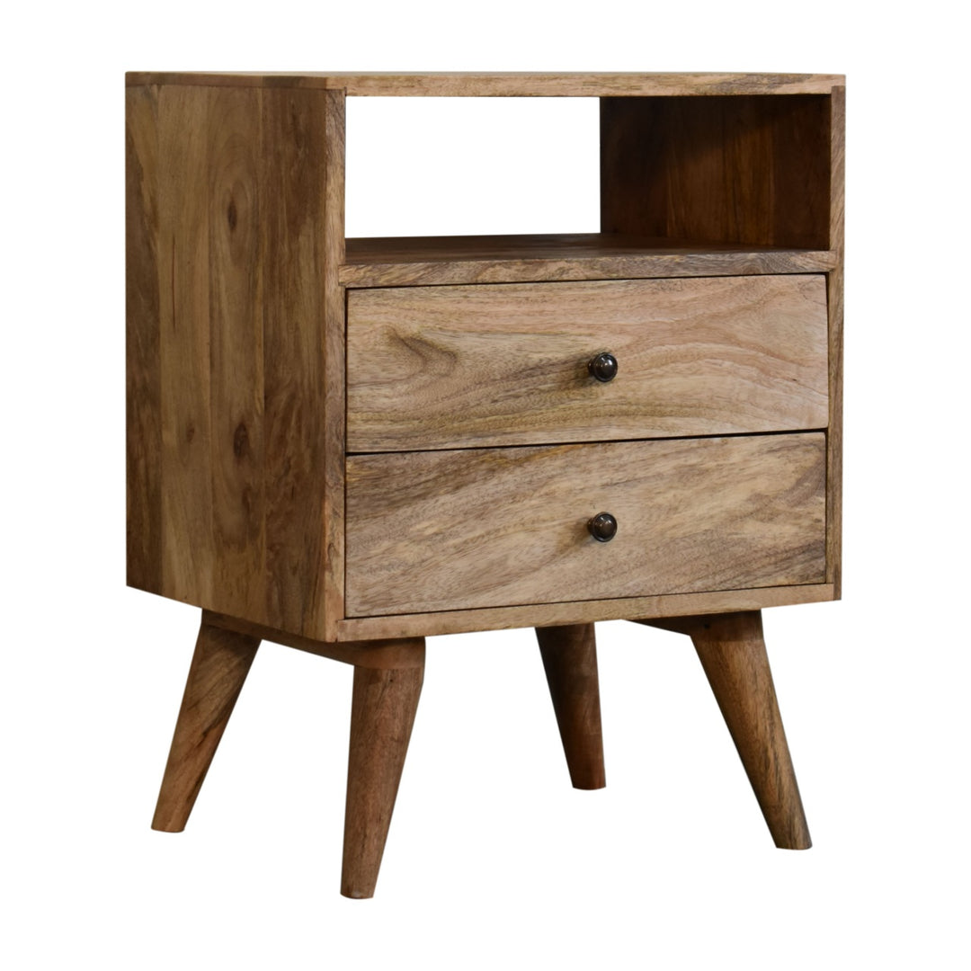 Classic Oak-ish Bedside-Smiddy Furniture