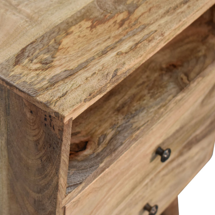 Classic Oak-ish Bedside-Smiddy Furniture