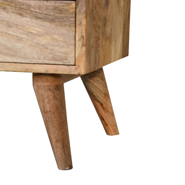 Classic Oak-ish Bedside-Smiddy Furniture