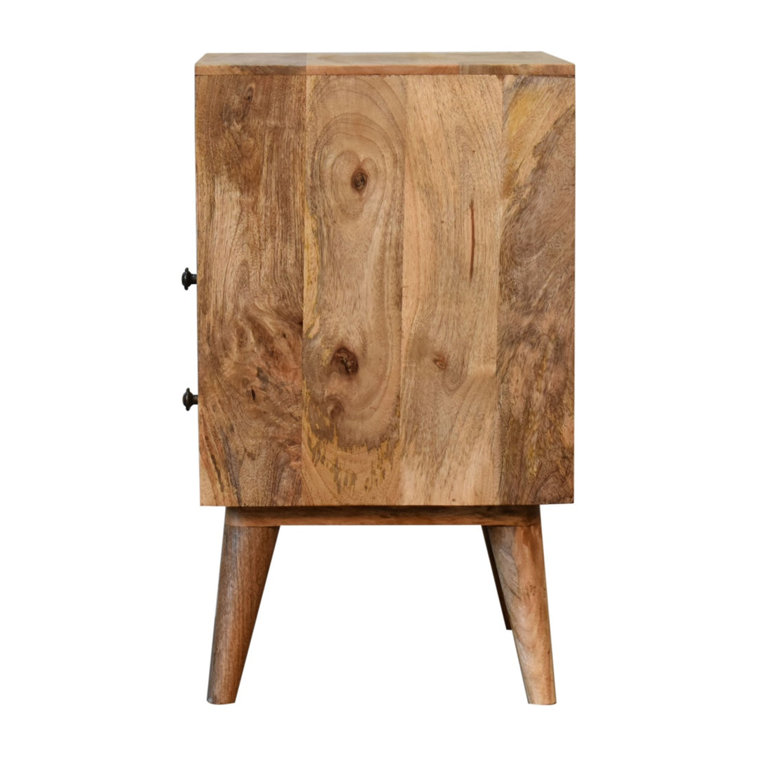 Classic Oak-ish Bedside-Smiddy Furniture