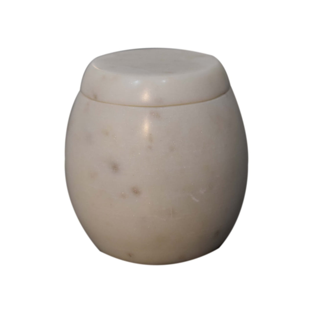 Set of 5 White Marble Bathroom Set-Smiddy Furniture