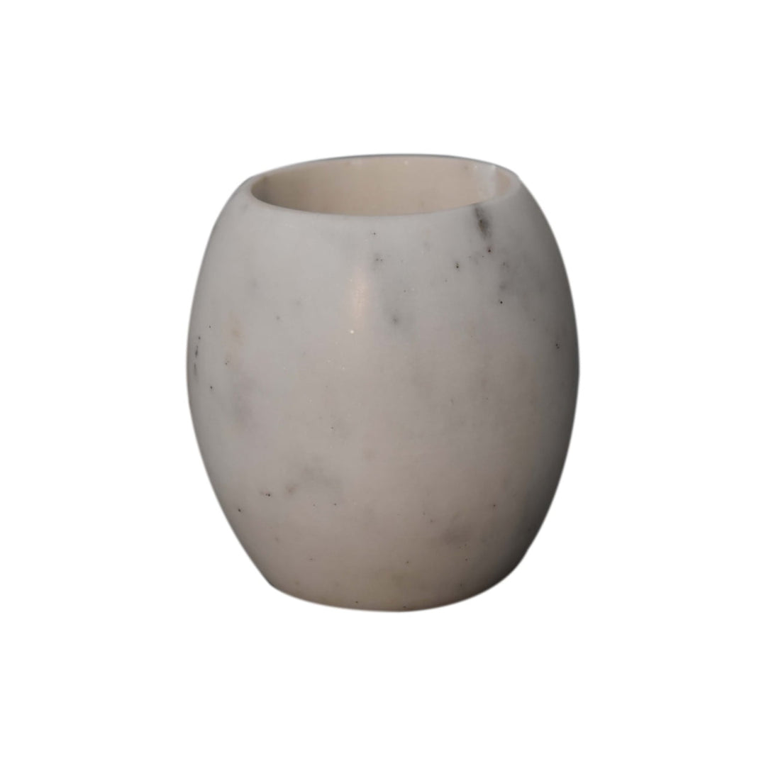 Set of 5 White Marble Bathroom Set-Smiddy Furniture