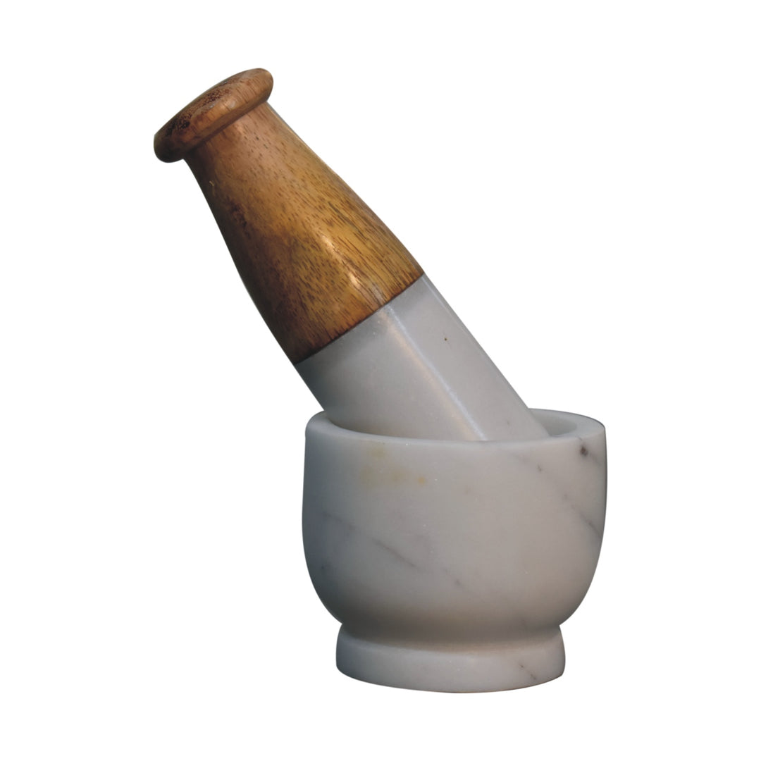Small Marble Pestle and Mortar - Smiddy Furniture