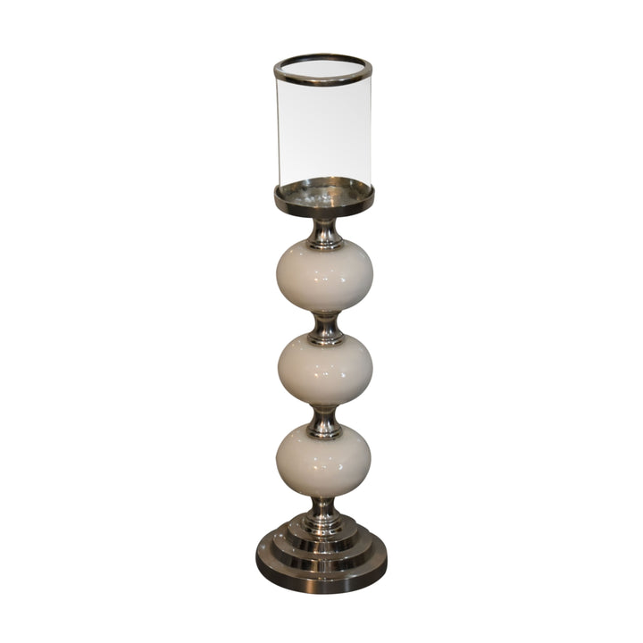 Chrome Bubble Candle Holder Set - Smiddy Furniture