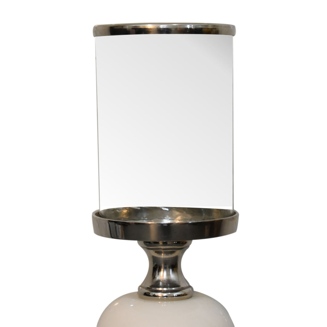 Chrome Bubble Candle Holder Set - Smiddy Furniture
