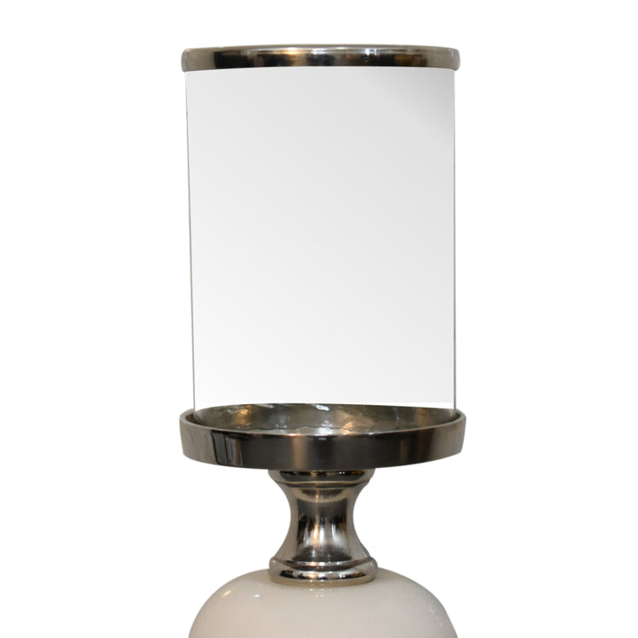 Chrome Bubble Candle Holder Set - Smiddy Furniture